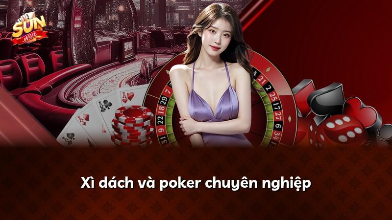 Xì dách và poker chuyên nghiệp